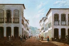 Street in Town of Desterro, Brazil-Victor Lima de Meirelles-Framed Giclee Print
