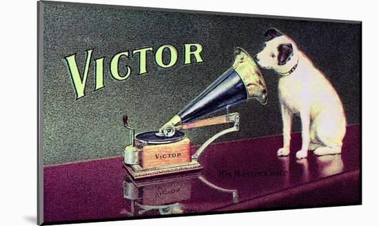 Victor Music-null-Mounted Giclee Print