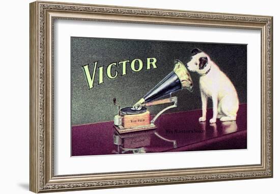 Victor Music-null-Framed Giclee Print