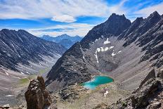 Mountain Lake in an Open Circus in the Siberian Highlands. Eastern Sayan. Buryatia-Victor Nikitin-Mounted Photographic Print