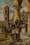 Cortejo En La Plaza-Victor Patricio Landaluze-Framed Giclee Print