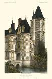 French Chateaux in Blue I-Victor Petit-Art Print