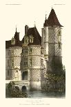 French Chateaux in Blue I-Victor Petit-Art Print