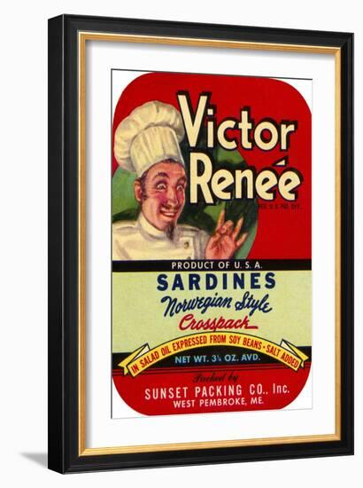 Victor Renée Sardines-null-Framed Giclee Print