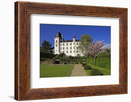 Victor's Residenz Hotel Schloss Berg, Nennig on Upper Moselle River, Saarland, Germany, Europe-Hans-Peter Merten-Framed Photographic Print