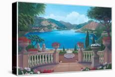 Homage to Parrish Greek Urns-Victor Valla-Stretched Canvas