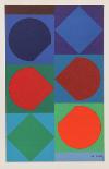 Squares-Victor Vasarely-Framed Premium Giclee Print