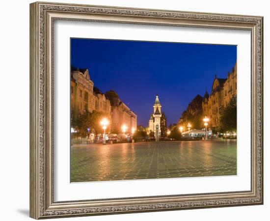 Victorei Square, Timisoara, Romania, Europe-Marco Cristofori-Framed Photographic Print