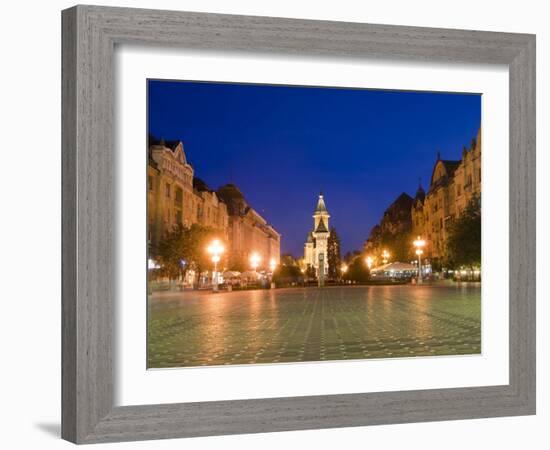 Victorei Square, Timisoara, Romania, Europe-Marco Cristofori-Framed Photographic Print