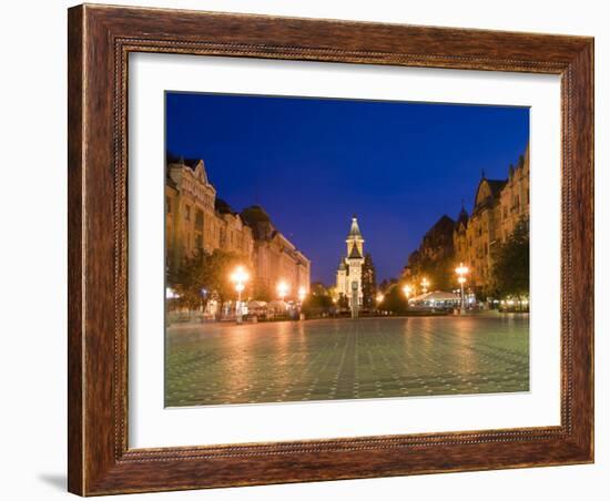 Victorei Square, Timisoara, Romania, Europe-Marco Cristofori-Framed Photographic Print