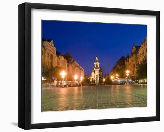 Victorei Square, Timisoara, Romania, Europe-Marco Cristofori-Framed Photographic Print