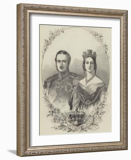 Victoria and Albert-null-Framed Giclee Print