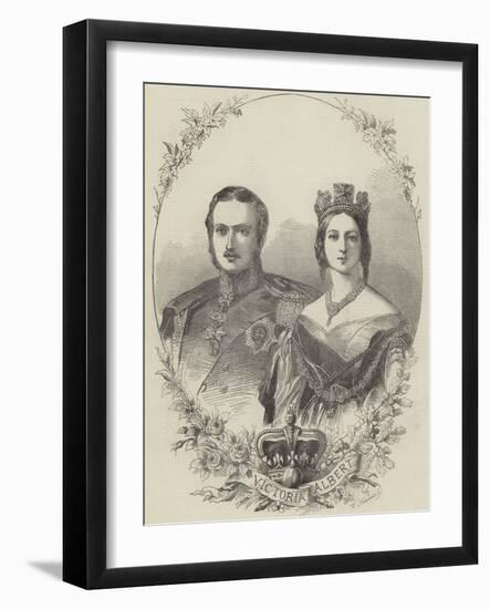 Victoria and Albert-null-Framed Giclee Print