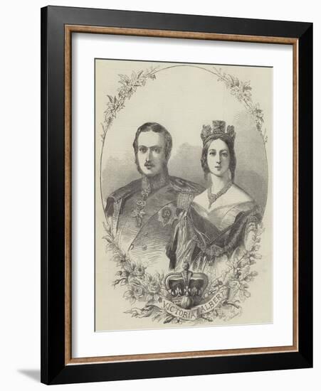 Victoria and Albert-null-Framed Giclee Print