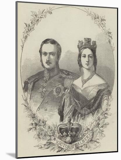 Victoria and Albert-null-Mounted Giclee Print