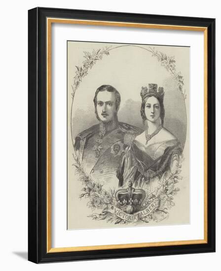 Victoria and Albert-null-Framed Giclee Print