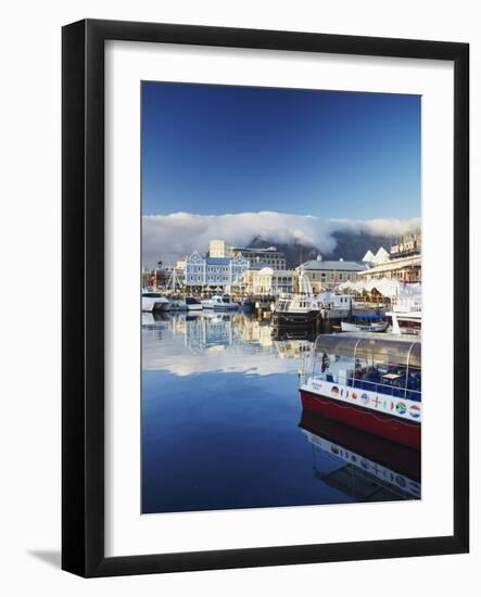 Victoria and Alfred Waterfront at Dawn, Cape Town, Western Cape, South Africa, Africa-null-Framed Photographic Print