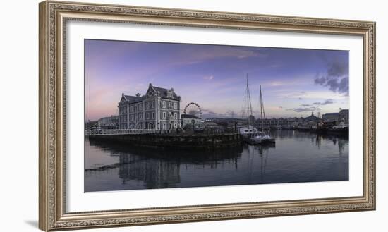 Victoria and Alfred Waterfront, (V and A Waterfront) (The Waterfront) at dawn, Cape Town, Western C-Ian Trower-Framed Photographic Print