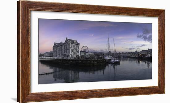 Victoria and Alfred Waterfront, (V and A Waterfront) (The Waterfront) at dawn, Cape Town, Western C-Ian Trower-Framed Photographic Print