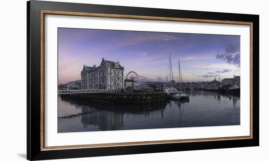 Victoria and Alfred Waterfront, (V and A Waterfront) (The Waterfront) at dawn, Cape Town, Western C-Ian Trower-Framed Photographic Print