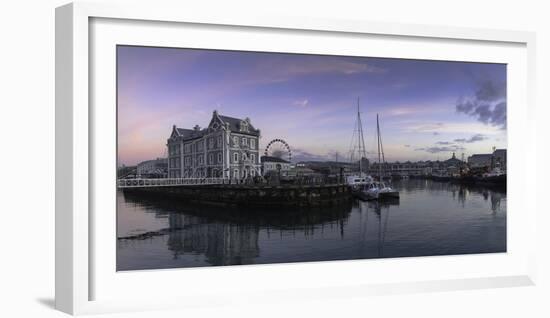 Victoria and Alfred Waterfront, (V and A Waterfront) (The Waterfront) at dawn, Cape Town, Western C-Ian Trower-Framed Photographic Print