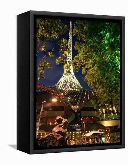 Victoria Arts Centre and Spire, Melbourne, Victoria, Australia, Pacific-Richard Nebesky-Framed Premier Image Canvas