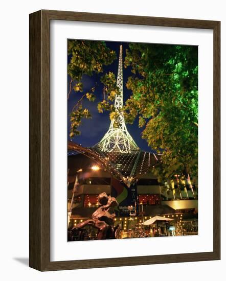 Victoria Arts Centre and Spire, Melbourne, Victoria, Australia, Pacific-Richard Nebesky-Framed Photographic Print