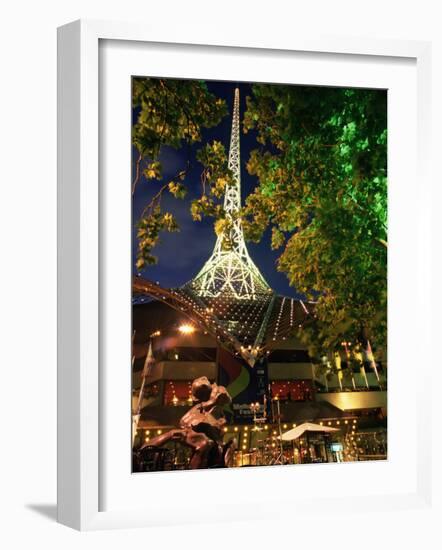 Victoria Arts Centre and Spire, Melbourne, Victoria, Australia, Pacific-Richard Nebesky-Framed Photographic Print