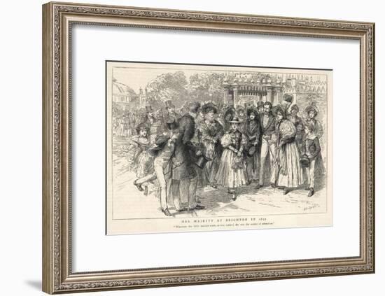 Victoria at Brighton-null-Framed Art Print