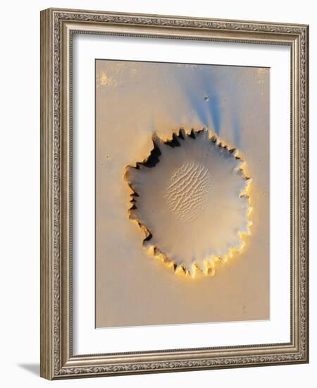 Victoria Crater, Mars, MRO Image-null-Framed Photographic Print