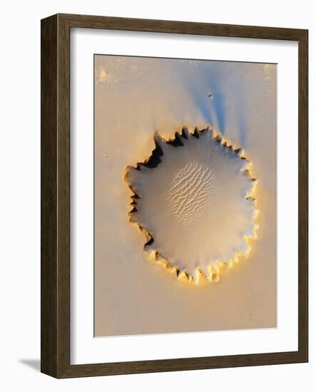 Victoria Crater, Mars, MRO Image-null-Framed Photographic Print