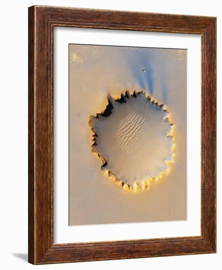 Victoria Crater, Mars, MRO Image--Framed Photographic Print