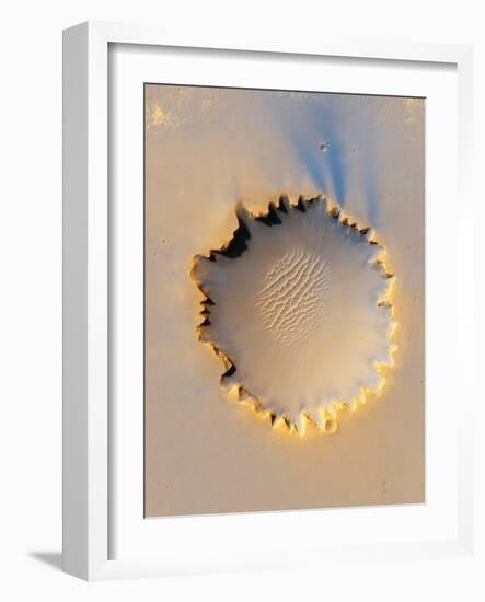 Victoria Crater, Mars, MRO Image-null-Framed Photographic Print