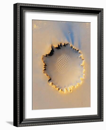 Victoria Crater, Mars, MRO Image-null-Framed Photographic Print