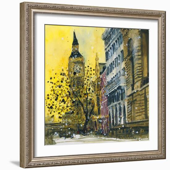 Victoria Embankment, London-Susan Brown-Framed Giclee Print