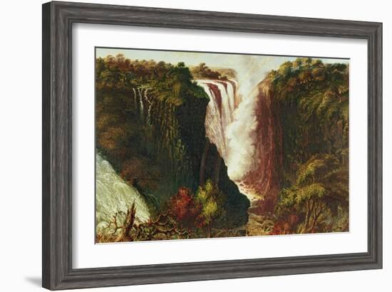 Victoria Falls from Western End of Chasm-Thomas Baines-Framed Giclee Print