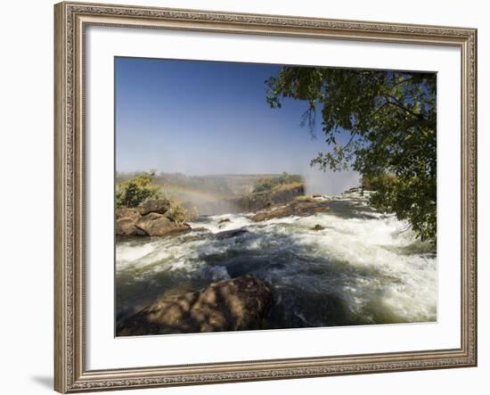 Victoria Falls, UNESCO World Heritage Site, Zambesi River, Zambia, Africa-Sergio Pitamitz-Framed Photographic Print