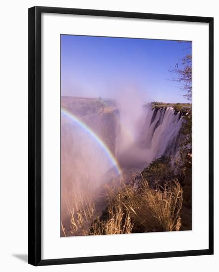 Victoria Falls, UNESCO World Heritage Site, Zambesi River, Zambia, Africa-Sergio Pitamitz-Framed Photographic Print
