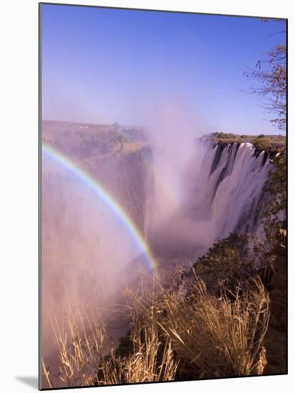 Victoria Falls, UNESCO World Heritage Site, Zambesi River, Zambia, Africa-Sergio Pitamitz-Mounted Photographic Print