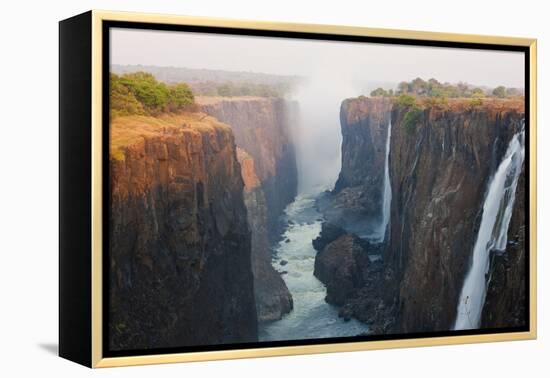 Victoria Falls, Zambia-Peter Adams-Framed Premier Image Canvas