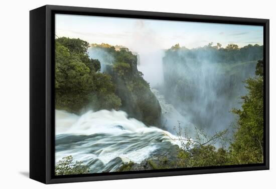 Victoria Falls, Zimbabwe, Africa-Peter Adams-Framed Premier Image Canvas