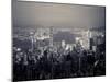 Victoria Harbour and Skyline from the Peak, Hong Kong, China-Jon Arnold-Mounted Photographic Print