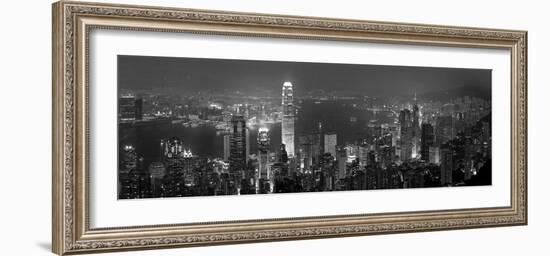 Victoria Harbour and Skyline from the Peak, Hong Kong, China-Michele Falzone-Framed Photographic Print