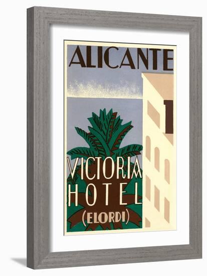 Victoria Hotel, Alicante, Spain-null-Framed Art Print
