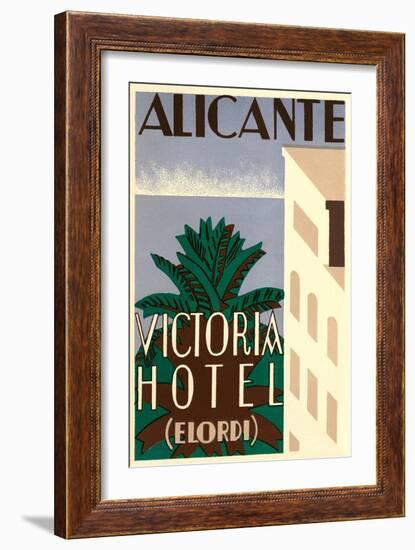 Victoria Hotel, Alicante, Spain-null-Framed Art Print