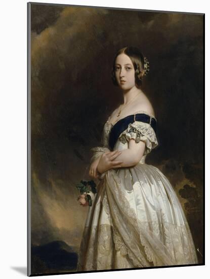 Victoria Ière, reine de Grande-Bretagne et d'Irlande en 1837 - Impératrice des Indes (1819-1901) --Franz Xaver Winterhalter-Mounted Giclee Print
