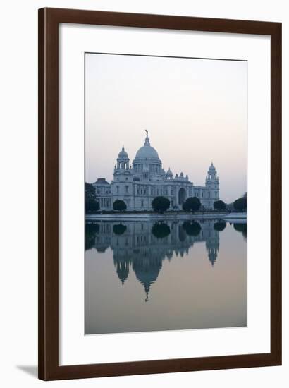 Victoria Memorial, Chowringhee, Kolkata (Calcutta), West Bengal, India, Asia-Bruno Morandi-Framed Photographic Print