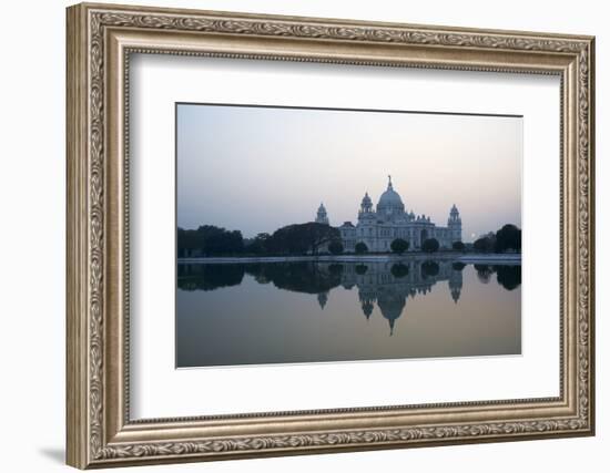 Victoria Memorial, Chowringhee, Kolkata (Calcutta), West Bengal, India, Asia-Bruno Morandi-Framed Photographic Print