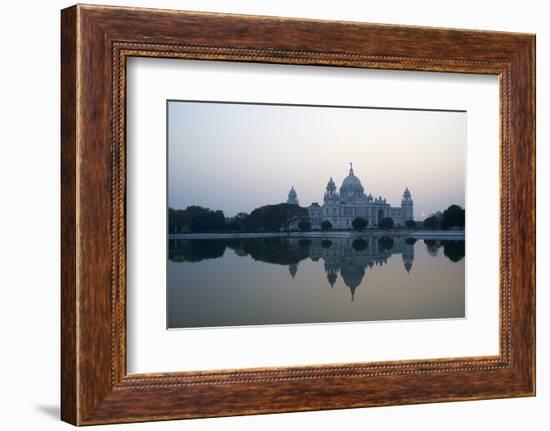 Victoria Memorial, Chowringhee, Kolkata (Calcutta), West Bengal, India, Asia-Bruno Morandi-Framed Photographic Print