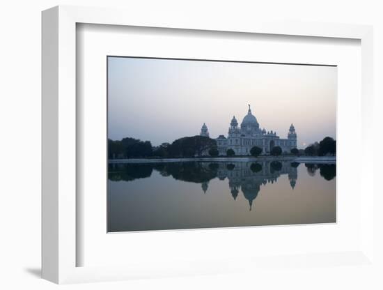 Victoria Memorial, Chowringhee, Kolkata (Calcutta), West Bengal, India, Asia-Bruno Morandi-Framed Photographic Print